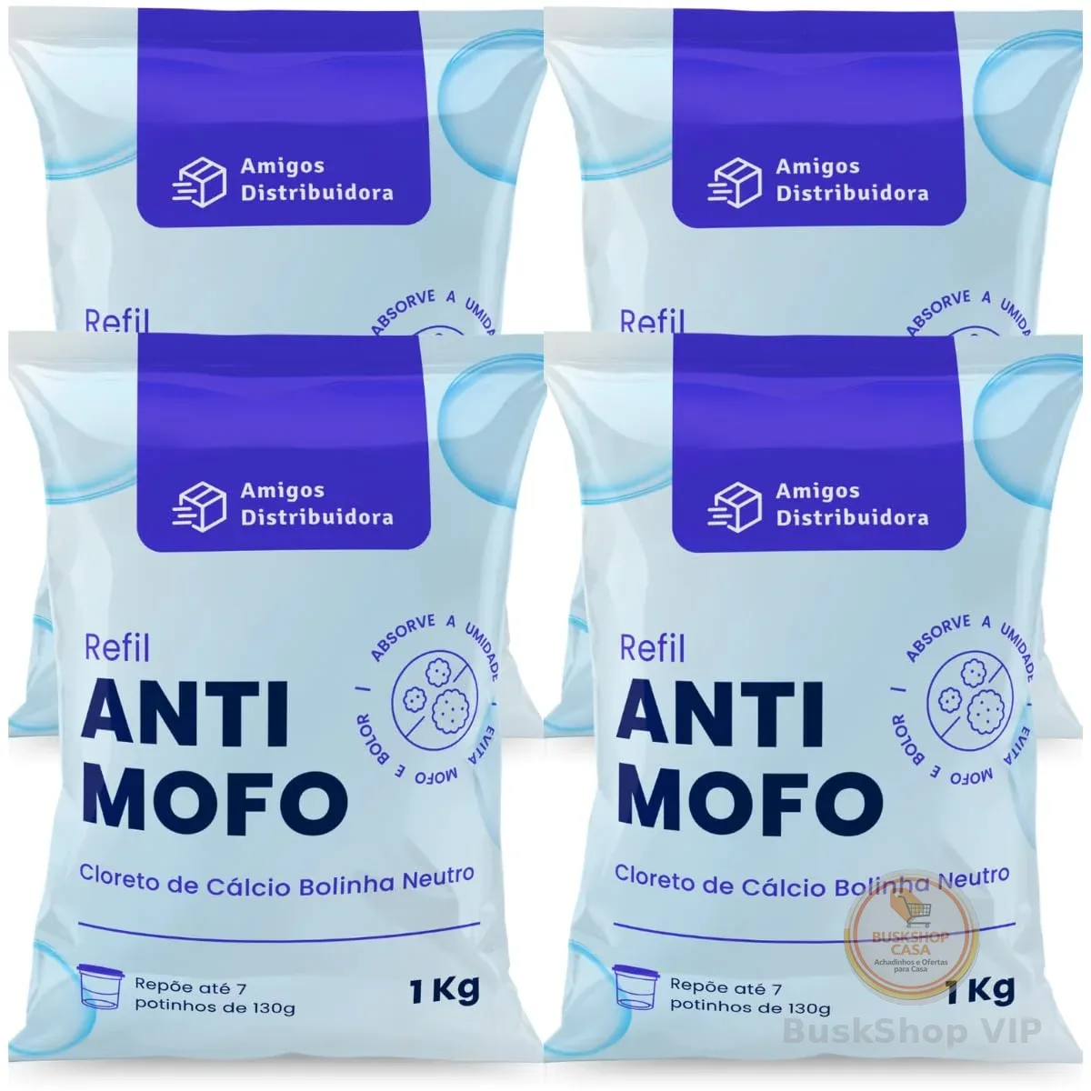 Cloreto De Cálcio Antimofo Em Bolinhas 4kg - Evita Mofo Amigos Distribuidora
