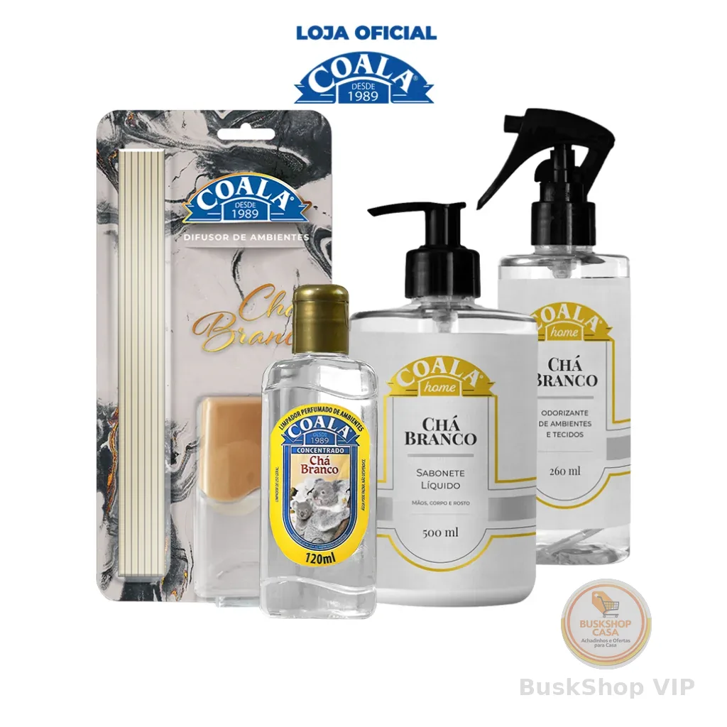 kit Coala Home Chá Branco