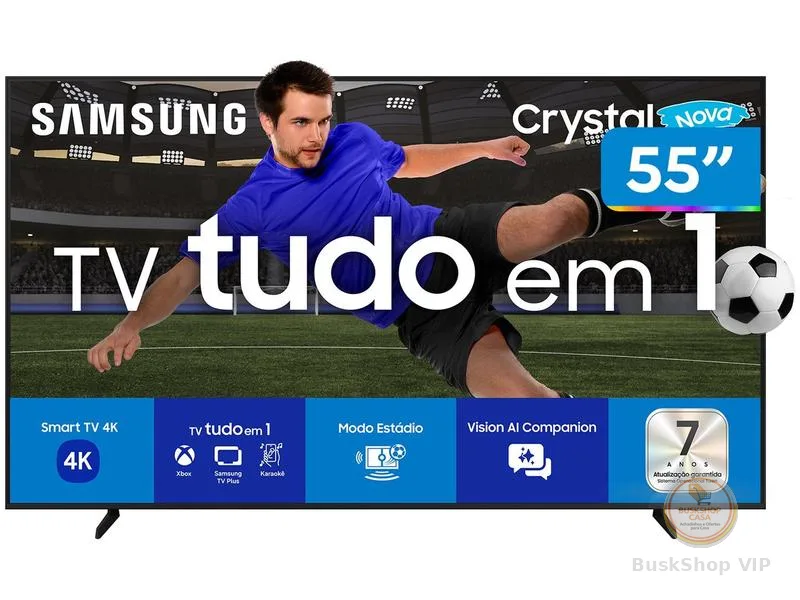 Smart TV 55" Samsung 4K UHD Crystal UHD UN55U8600FGXZD Tizen Bixby 3 HDMI