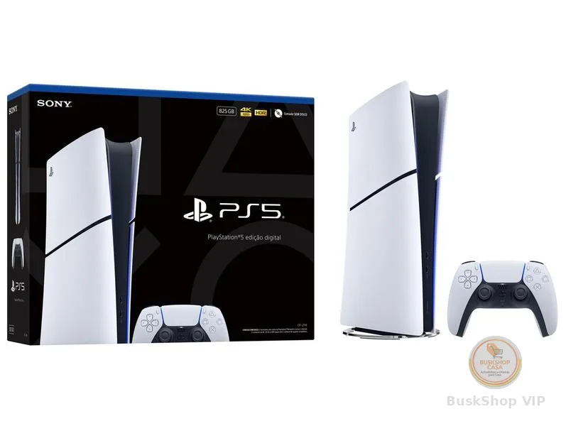 PlayStation 5 Edição Digital 825GB 1 Controle Branco Sony