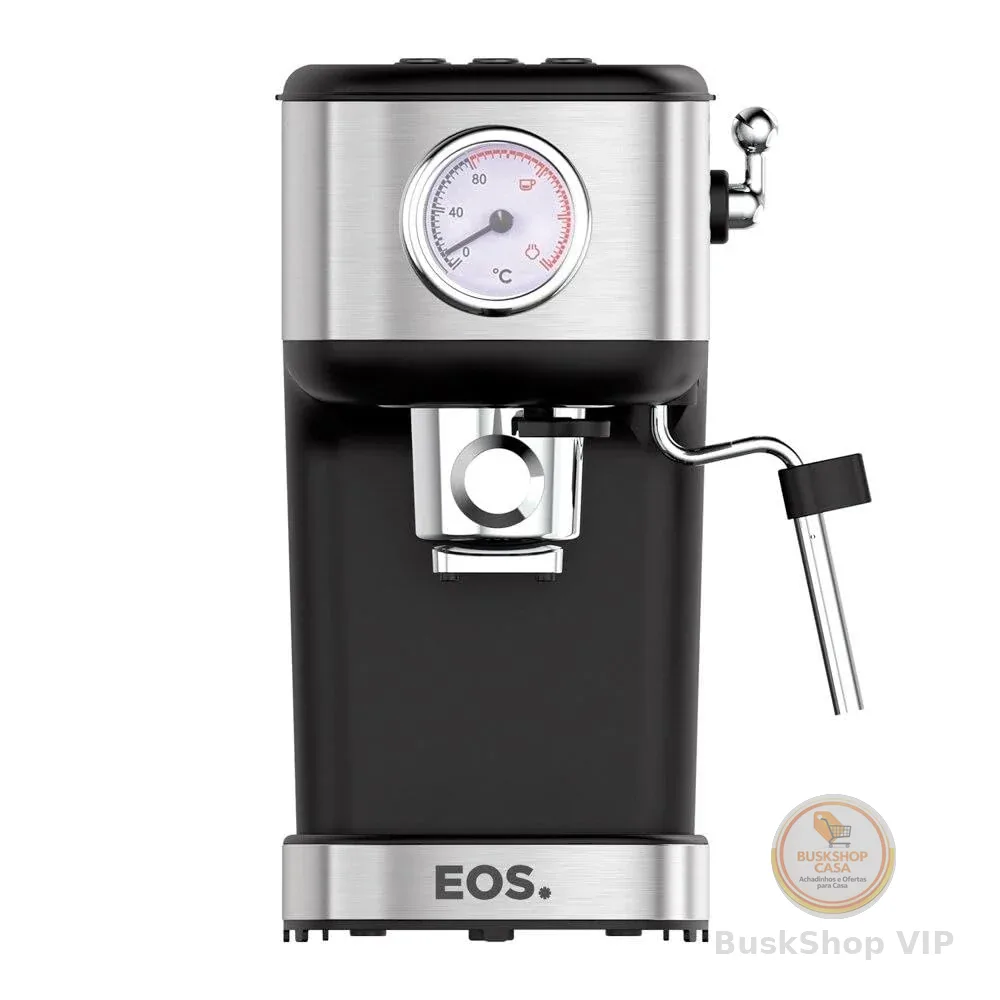 Cafeteira Espresso Eos 2 em 1 Italiana com 20 Bar de Pressão Inox Ecf06ec 110v