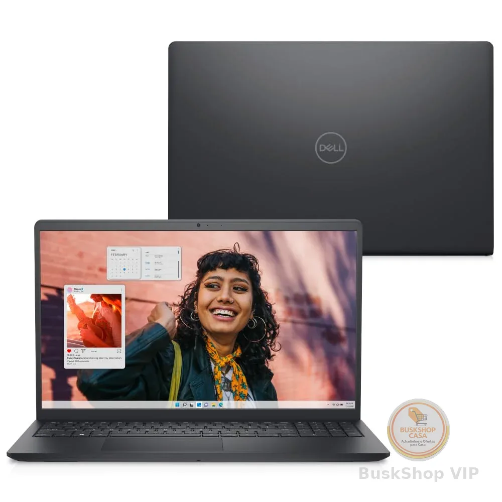 Notebook Dell Inspiron 15 3530, 15.6" Full HD (1920x1080), Intel Core i5‑1334U, 8 GB RAM, 512 GB SSD, Windows 11 Home, Preto
