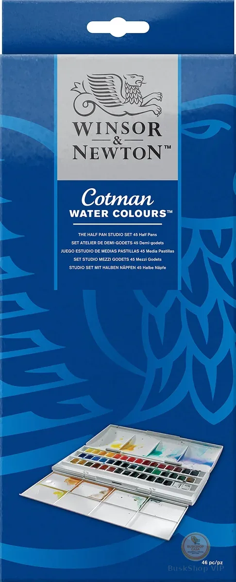 Aquarela Winsor & Newton Cotman HP Studio 45 Cores