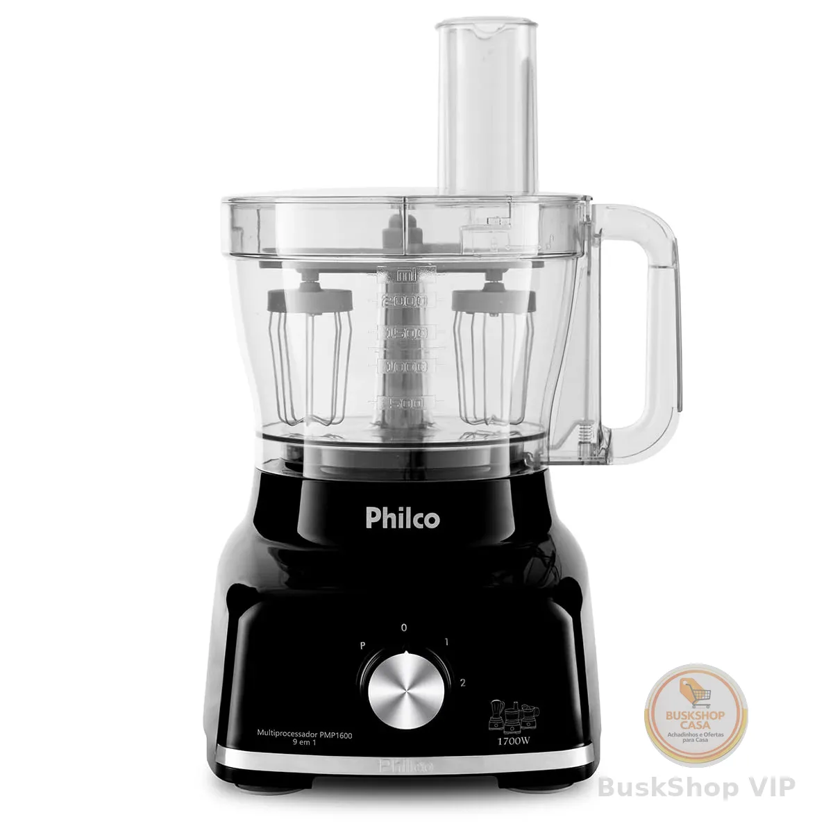 Multiprocessador, Pmp1600p, 1700W, Preto, 127v, Philco
