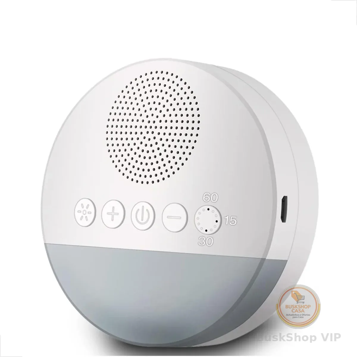 Aparelho de Ruído Branco para Dormir – Bebês e Adultos | 20 Sons Relaxantes + Luz Noturna | Ajuda no Sono Profundo e Reduz Insônia