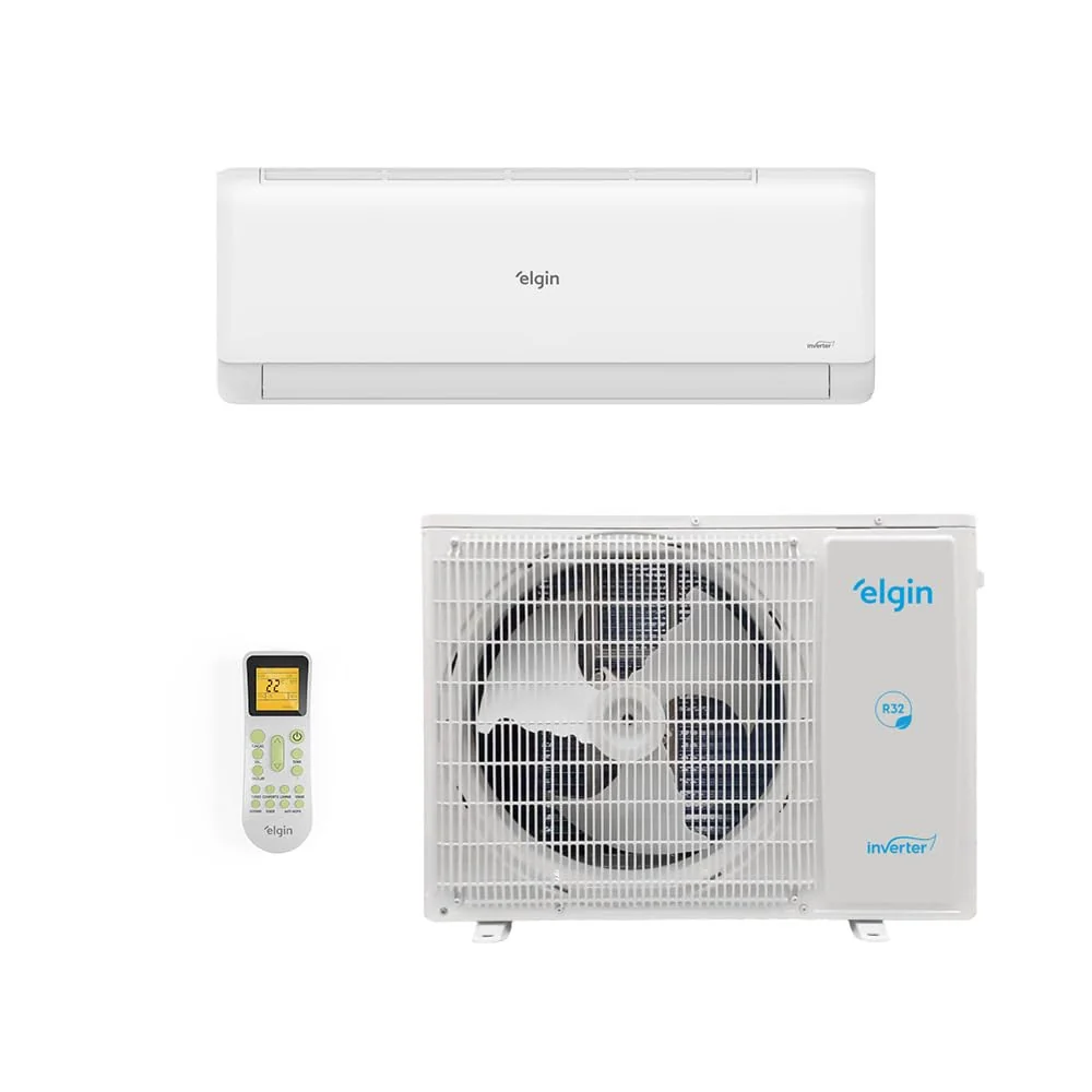 Ar-Condicionado Split Inverter II 18000 BTUs Elgin Eco com Wi-Fi Integrado High Wall Só Frio HJFI18C2WG/HJFE18C2CG 220V