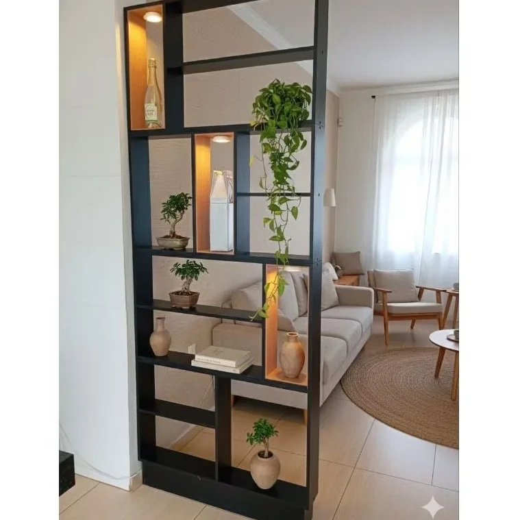 Divisória Biombo com led controle 2.30m x 0.60