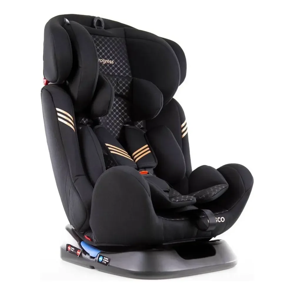 Cadeirinha Cosco Kids, Progress, 0 A 36kg, Preto Bronze Liso
