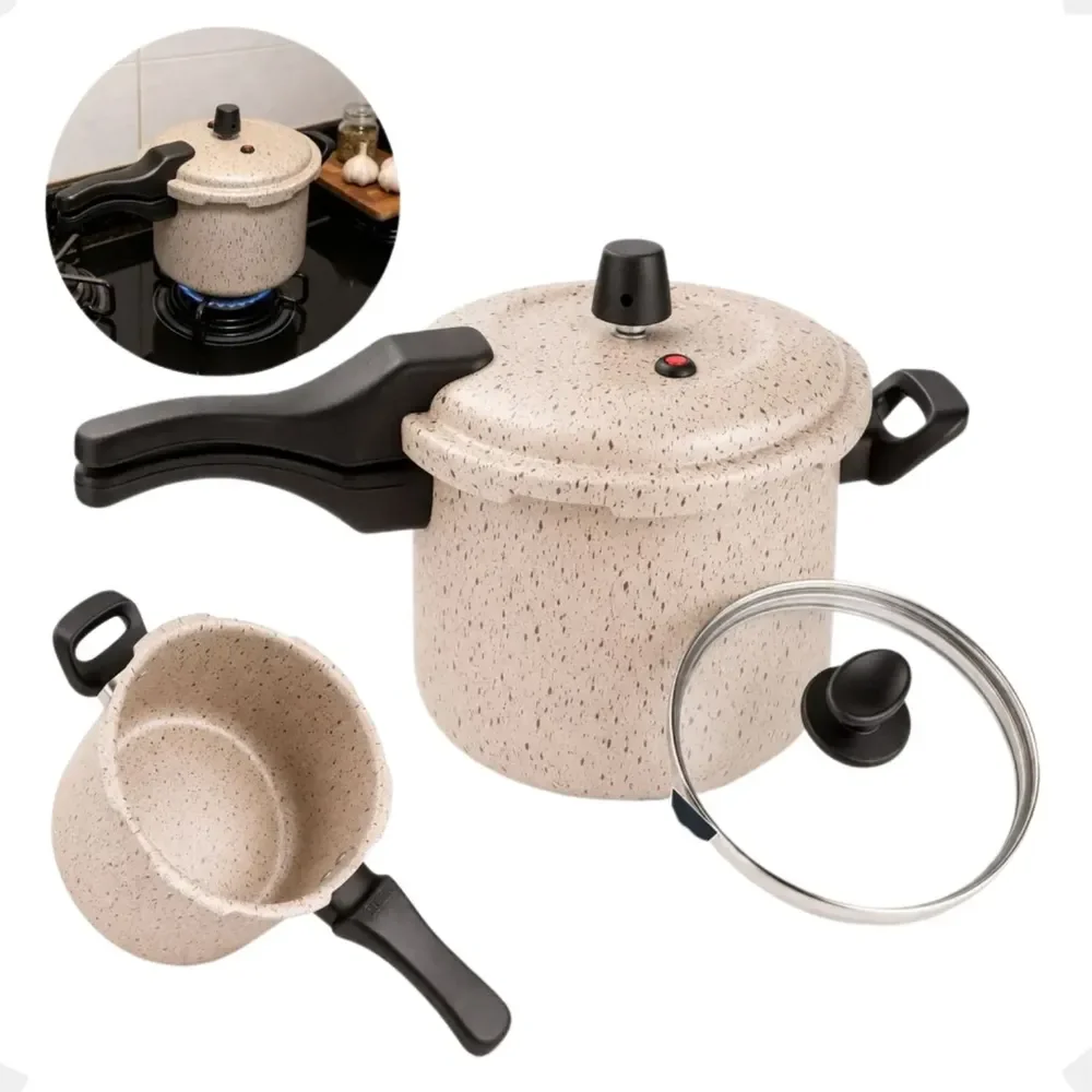 Panela De Pressão 4,5 Litros Antiaderente