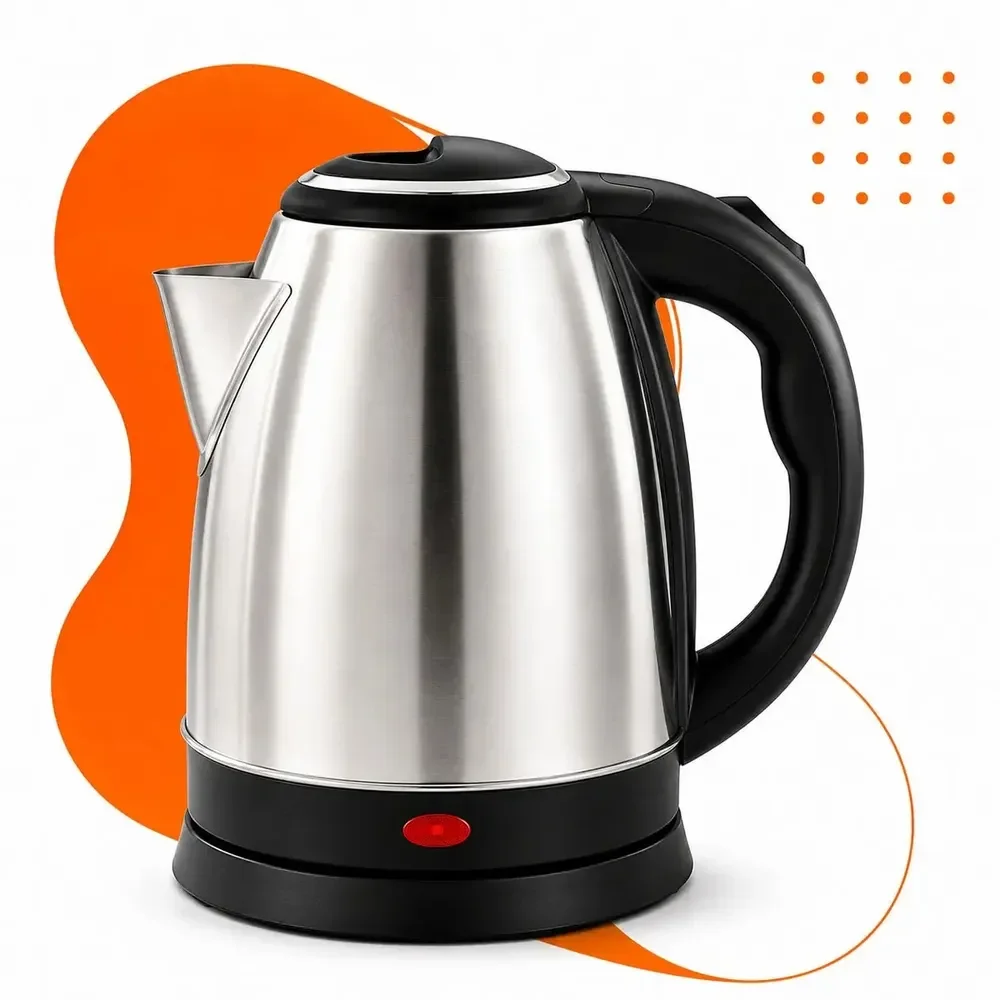 Chaleira Elétrica Hold On 2 L Em Inox Com Desligamento Automático 127v