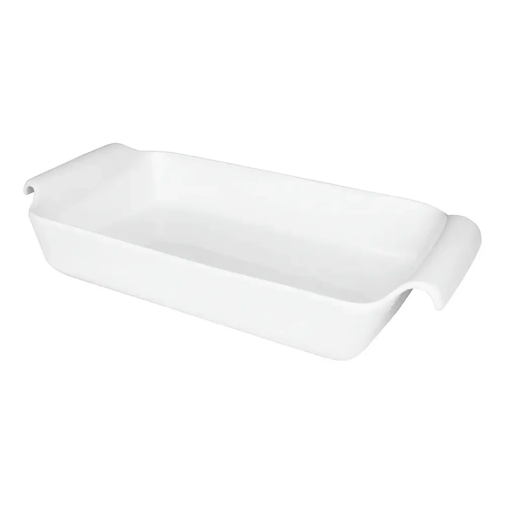 Oxford Cookware Refratária Fall Rasa 1.500ml Cor Branco