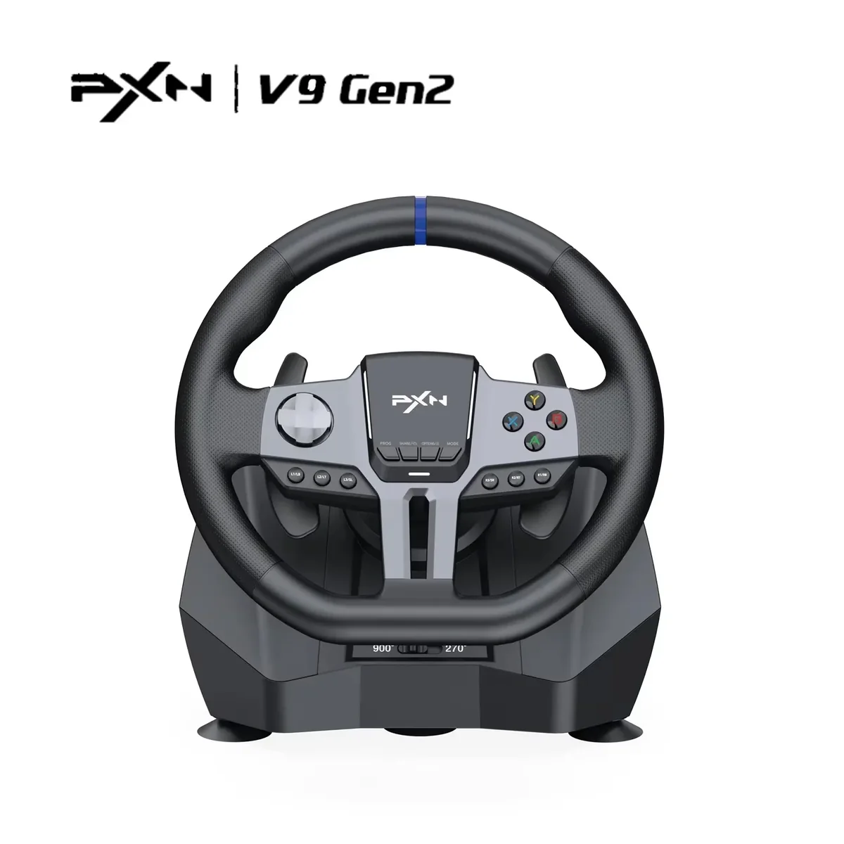 Volante de Jogo V9 Gen2 270 ° /900 °   Volante de Corrida para PS4/PS3/PC Windows 8,10,11/Switch/Xbox One/Xbox Series X/S