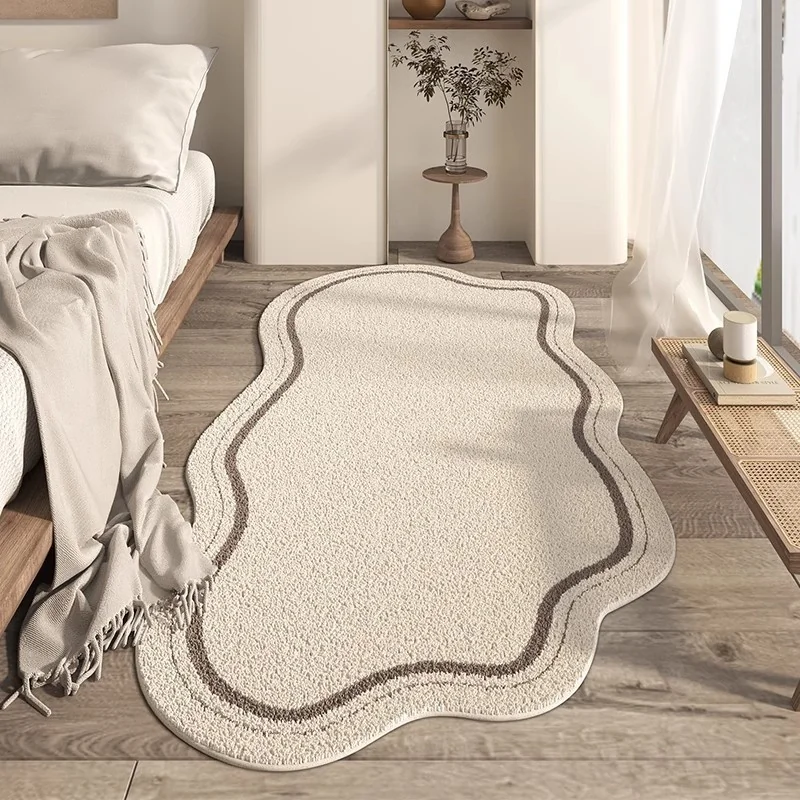 Tapete Longo de Imitação para Quarto, Cabeceira de Caxemira Macia e Resistente a Manchas, Decoração de Sala de Estar | Shopee Brasil