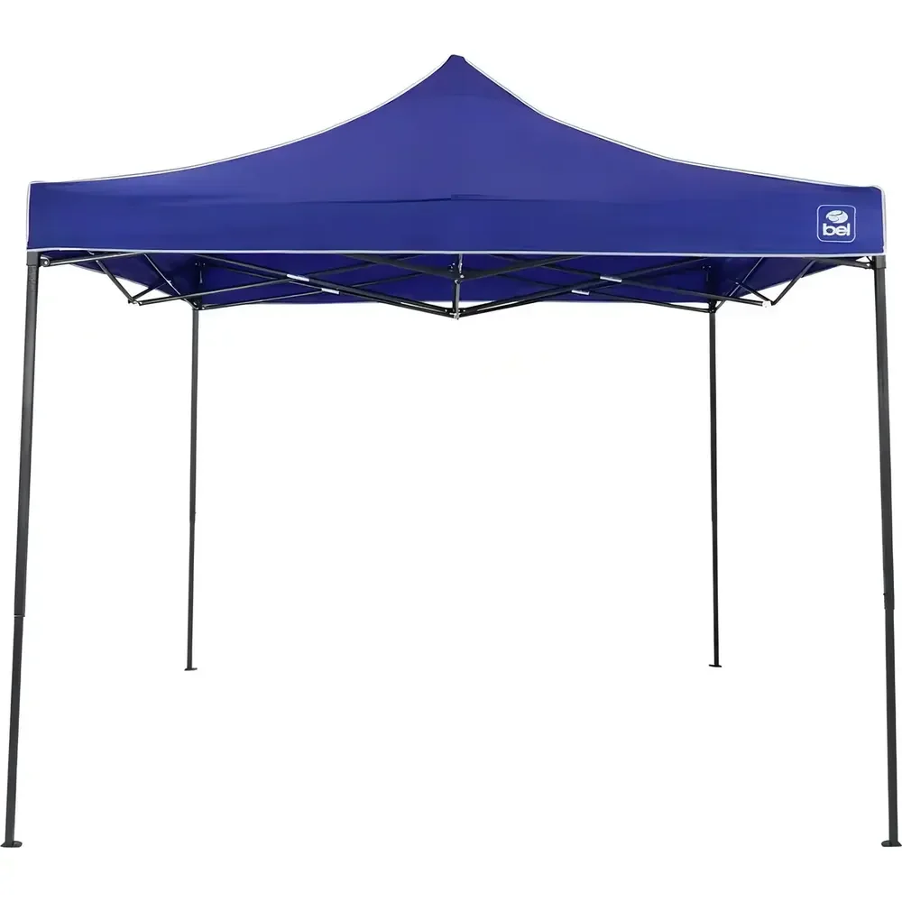 Tenda Gazebo Praia Sanfonada Bel Pagoda 3x3 Reforçada Oxford Barraca Articulada Paria Camping Azul
