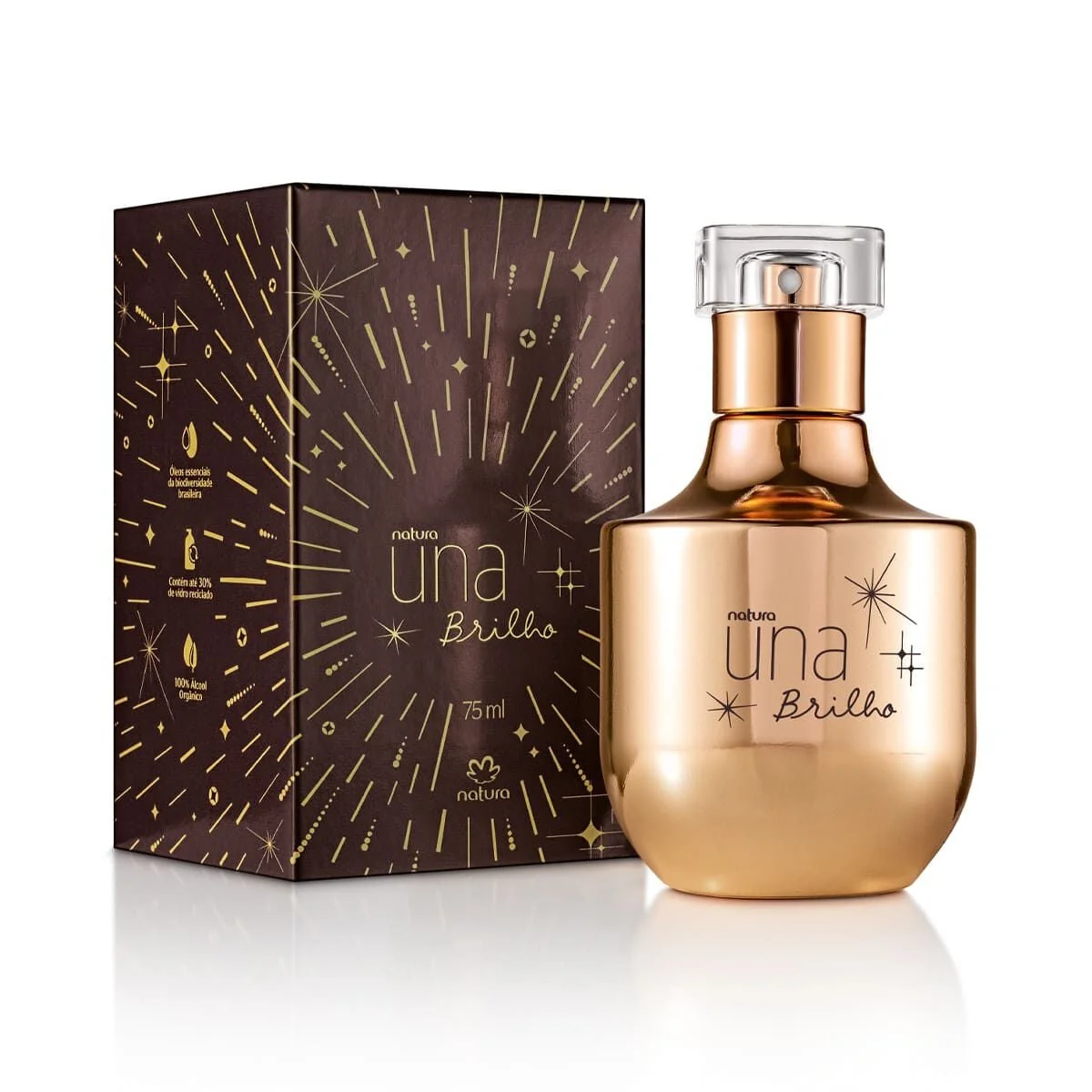 Deo Parfum Feminino Una Brilho 75 ml