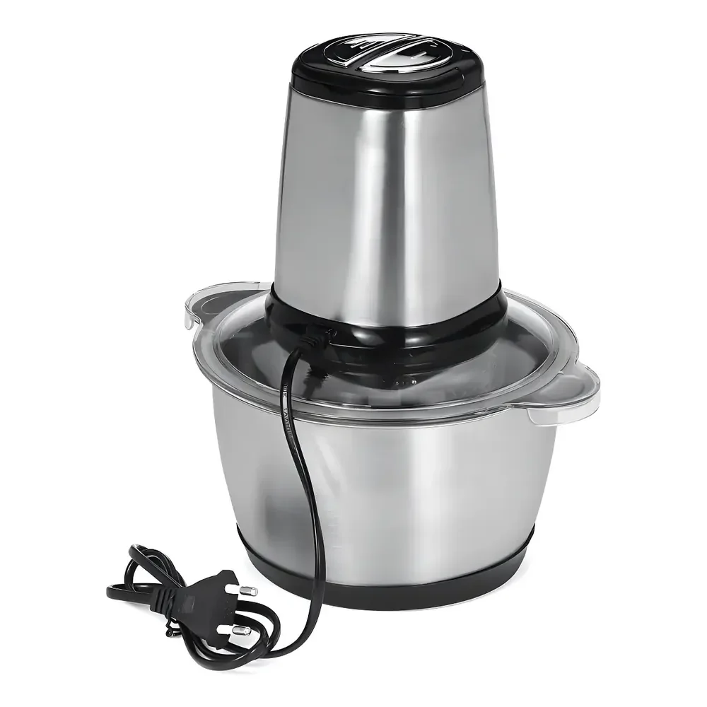 Processador De Alimentos Triturador Alho Elétrico 3 Litros Cor Inox!