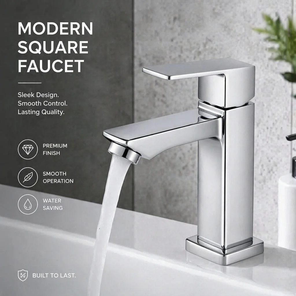 Banheiro Inox Monocomando Moderna Abs Luxo 1/4 De Volta Cromo Premium Torneira Banheiro Inox