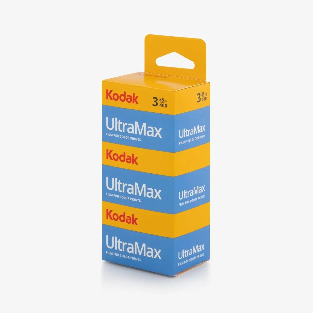 Kodak GC/UltraMax 400 Color Negative Film (35mm Roll Film, 36 Exposures, 3-Pack)