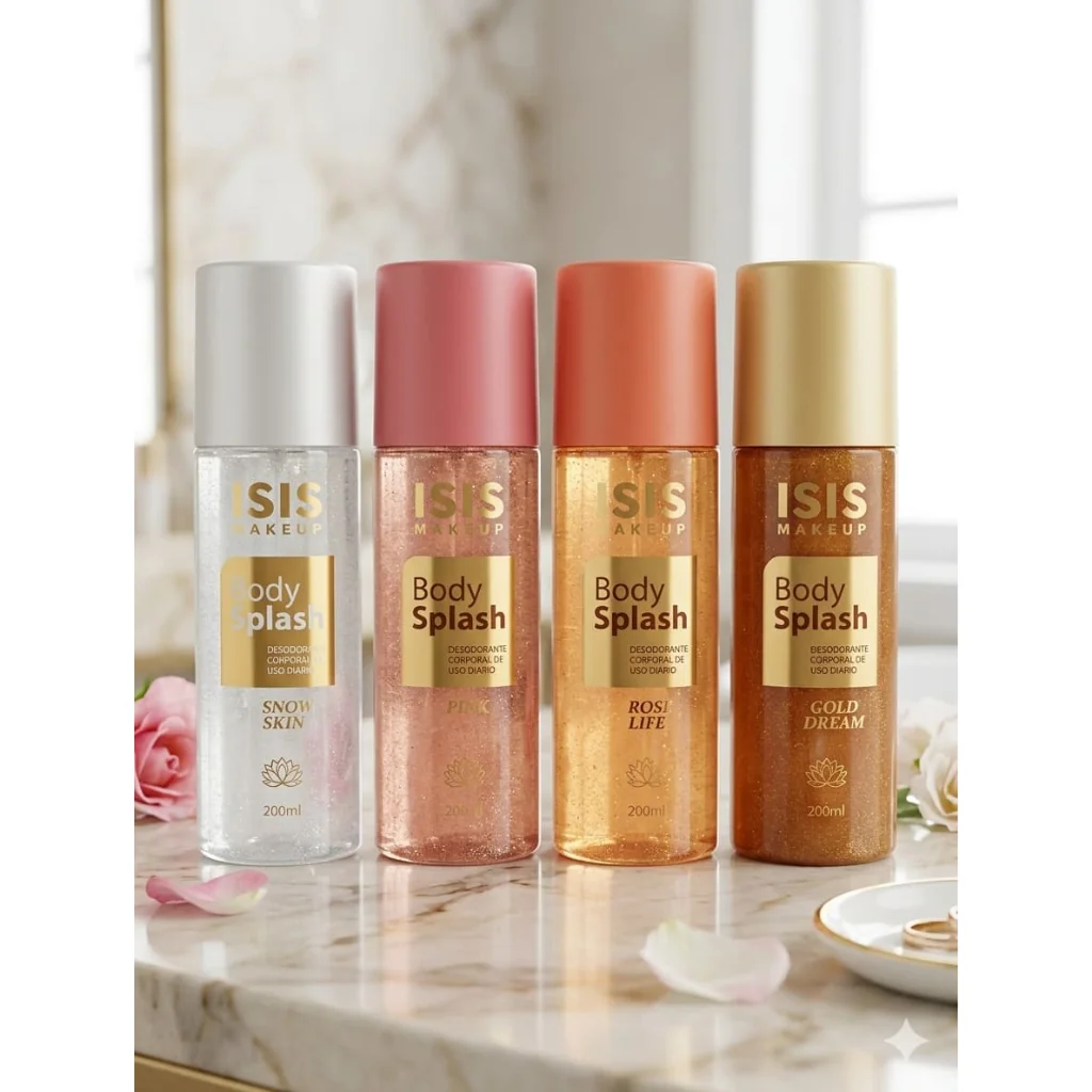 BODY SPLASH ILUMINADO ISIS MAKEUP 200ML