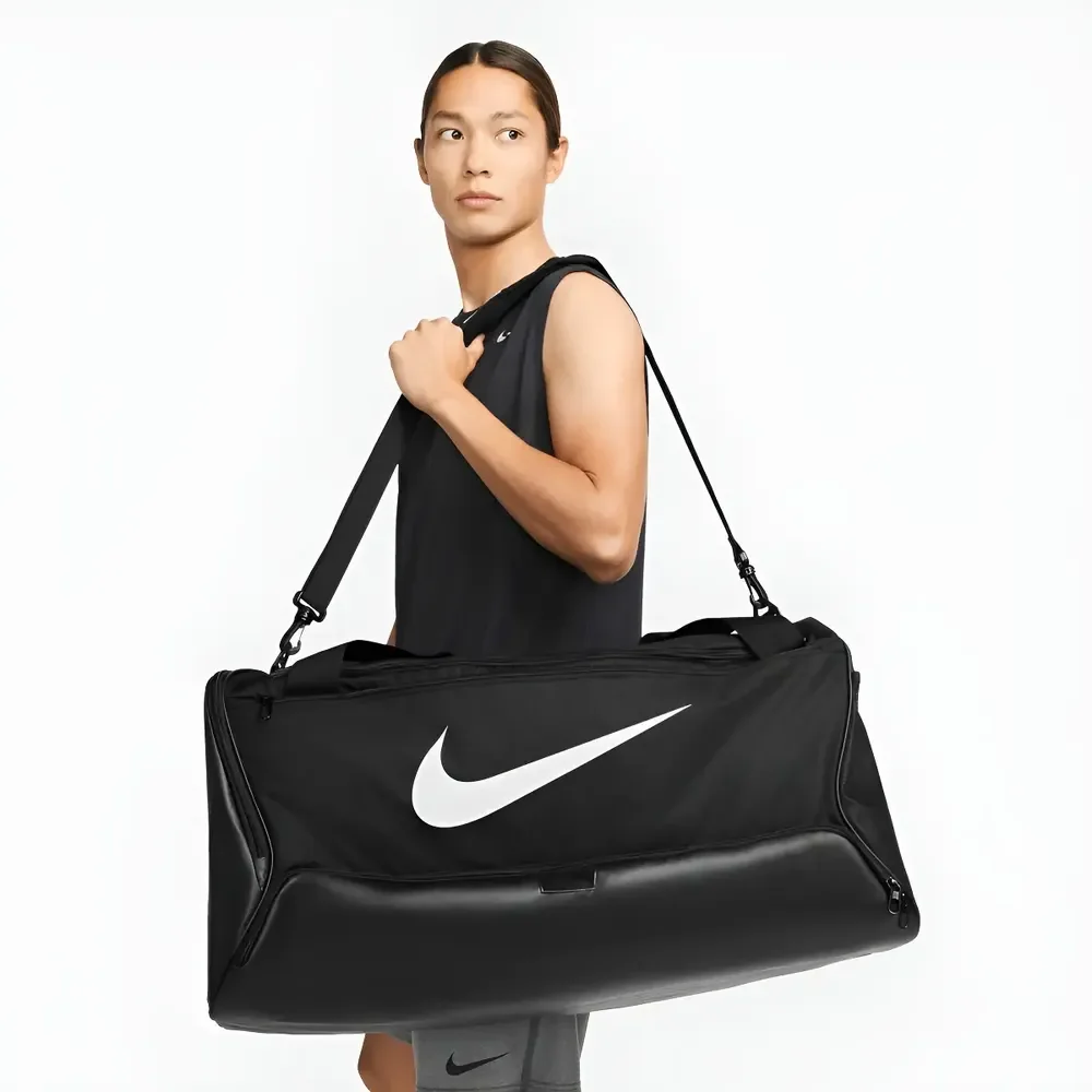 Bolsa Nike Brasilia 9.5 Unissex Cor Preto Liso