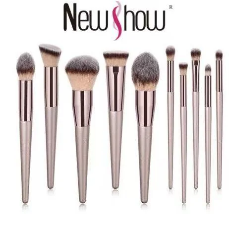 KIT10/15 Pincéis De Superior Ferramentas de Maquiagem,Corretivo Cabelo Sintético Ferramenta De Beleza Femini