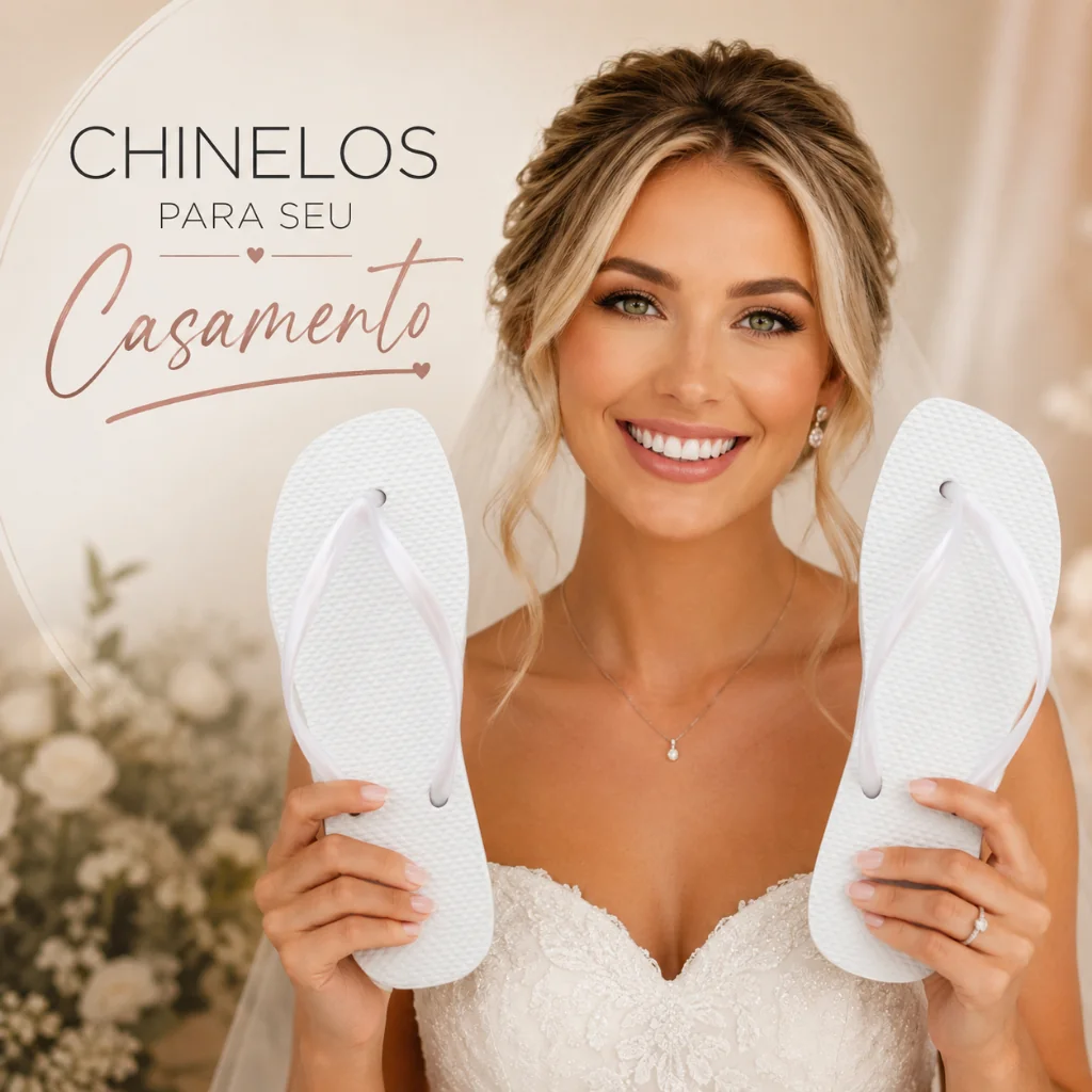 Chinelos - Sandálias - Lembrancinha Casamento |15 Anos | Formatura -  Borracha Leve e Confortável