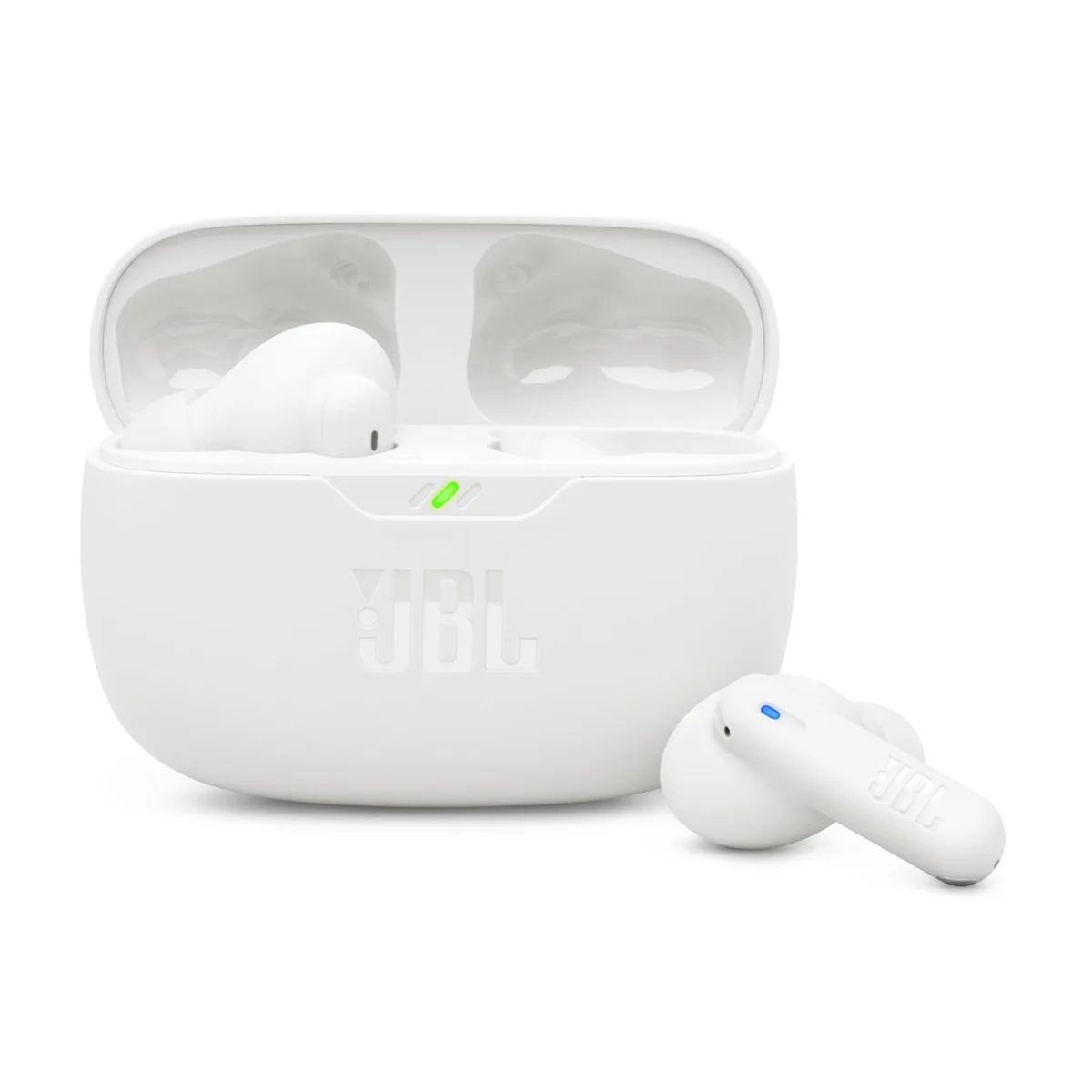 JBL, Fone de Ouvido Sem Fio, JBL, Bluetooth, Wave Beam 2, Intra Auricular, Sem Fio, Resistente À Água e Poeira - Branco
