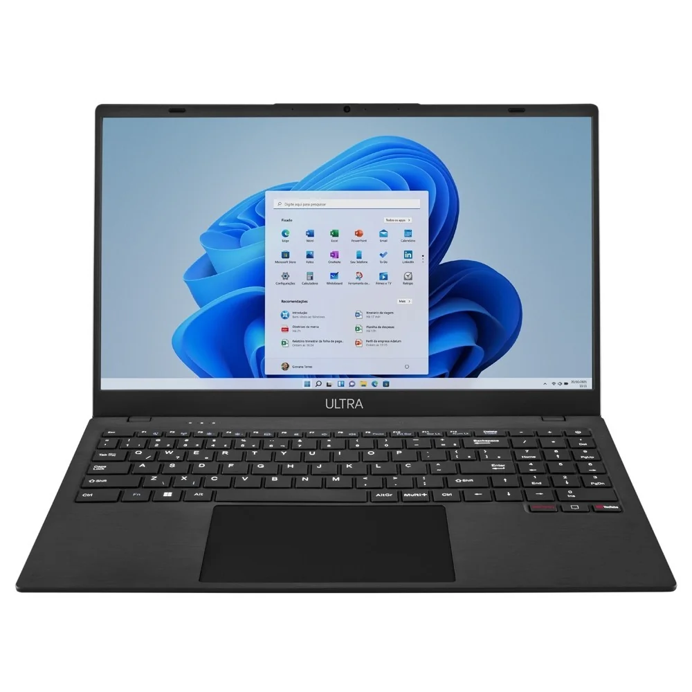 🛍️Notebook Multi Ultra Celeron N4020C 4GB 128GB W11 15,6'' Cinza - UB261