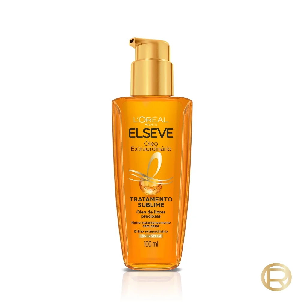 Óleo Finalizador Óleo Extraordinário, Anti Frizz, Protetor Térmico, L'Oréal Paris Elseve 100ml