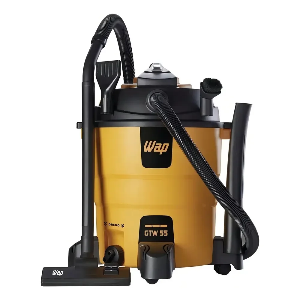 Aspirador De Pó E Água Soprador Gtw 55 3 Em 1 Wap 50-60hz Amarelo/preto 127v