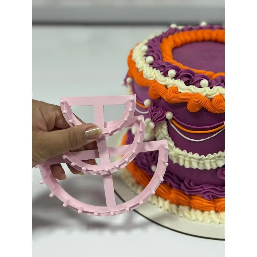 Kit 3 Marcadores para Bolo Vintage Cake – 7cm, 9 cm e 13 cm