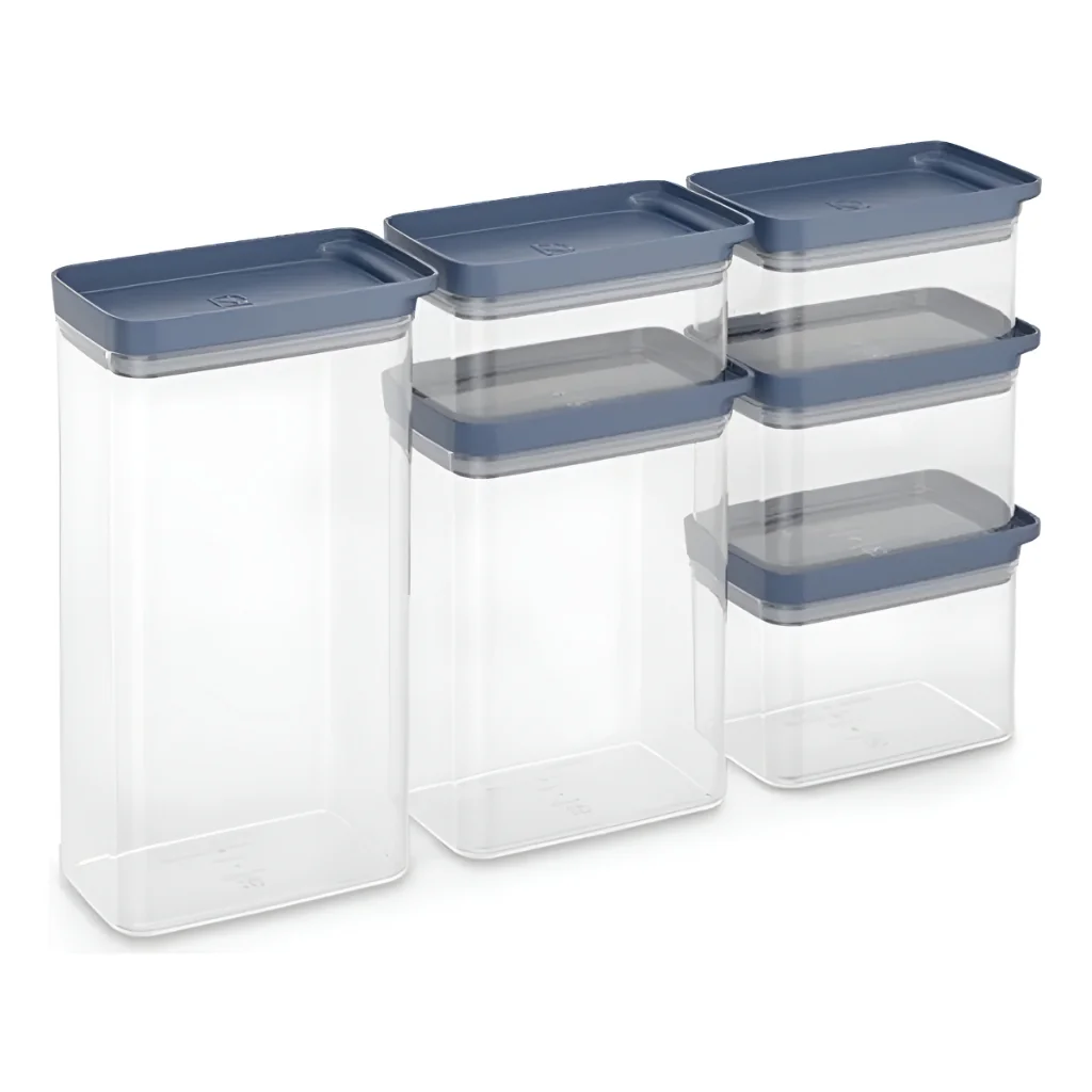 Conjunto De Potes Herméticos Organizadores Electrolux 6 Un