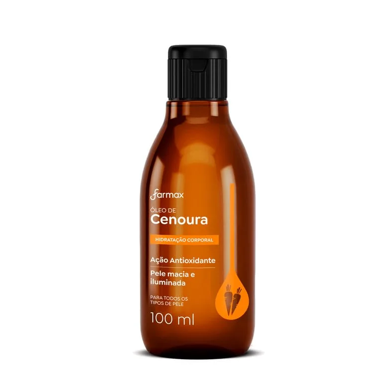 Farmax - Oleo Cap E Corporal Farmax 100Ml Cenoura