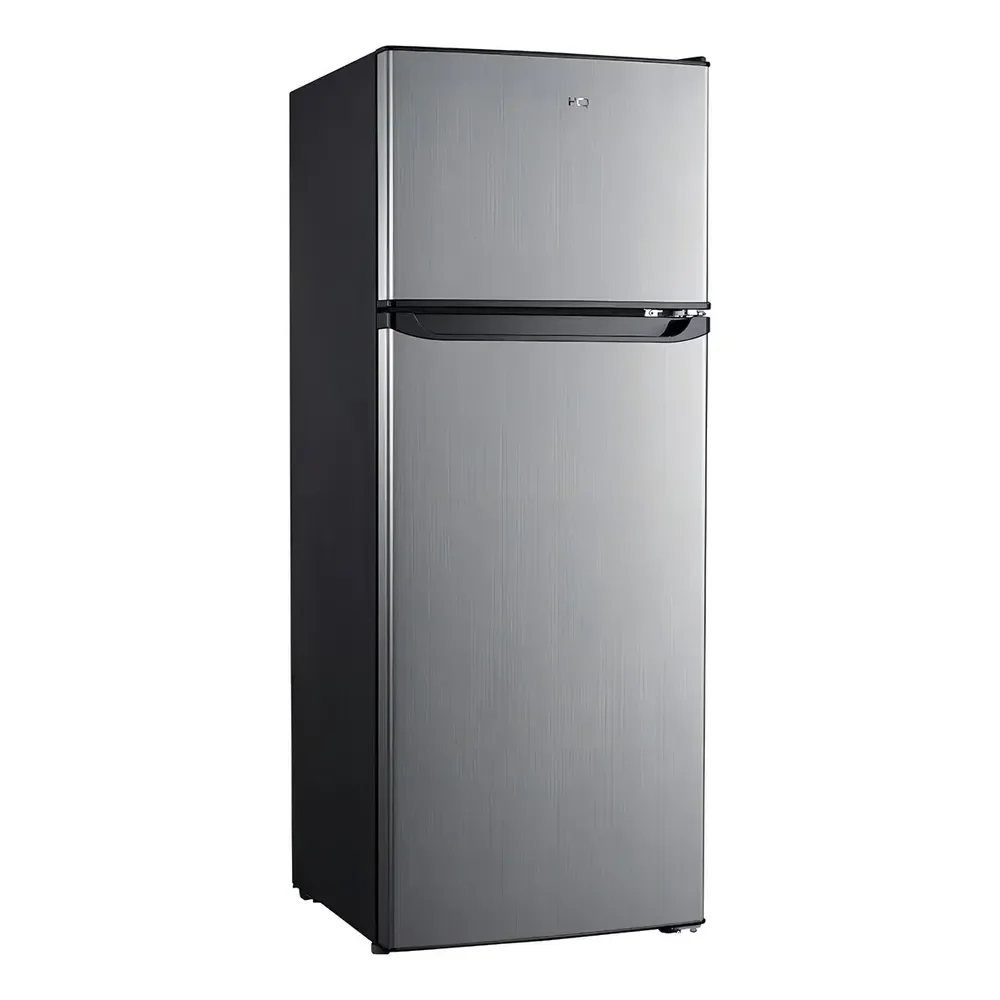 Geladeira Refrigerador Hq Defrost 230l Inox Hq-230rdf Preto/inox 127v