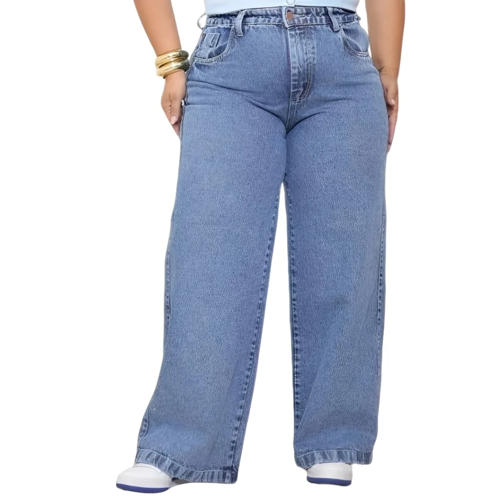 🛍️ calça wide leg! PLUS SIZE PANTALONA 46 ao 56