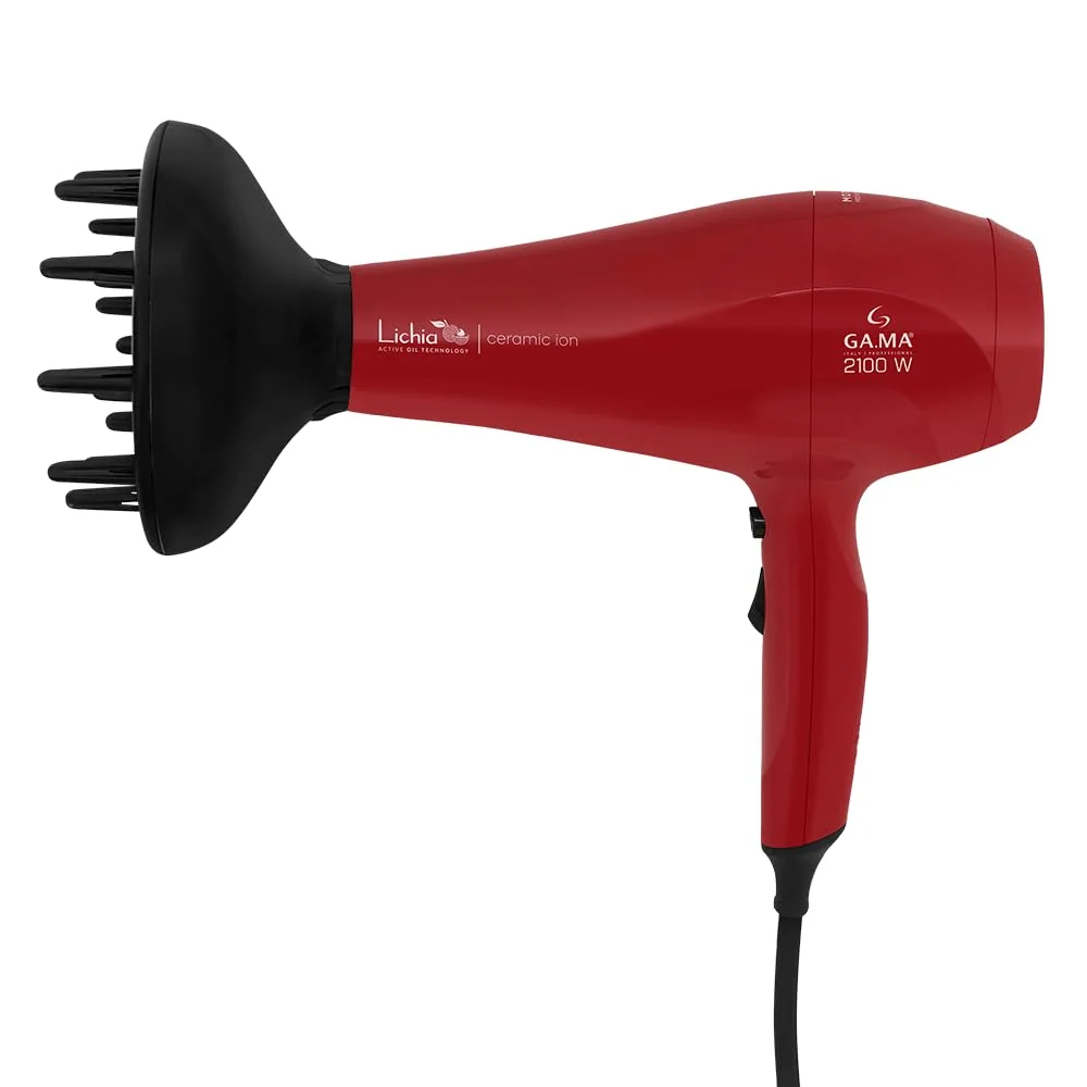 Secador de Cabelo GA.MA ITALY Lichia Ceramic Ion 2100W 127V