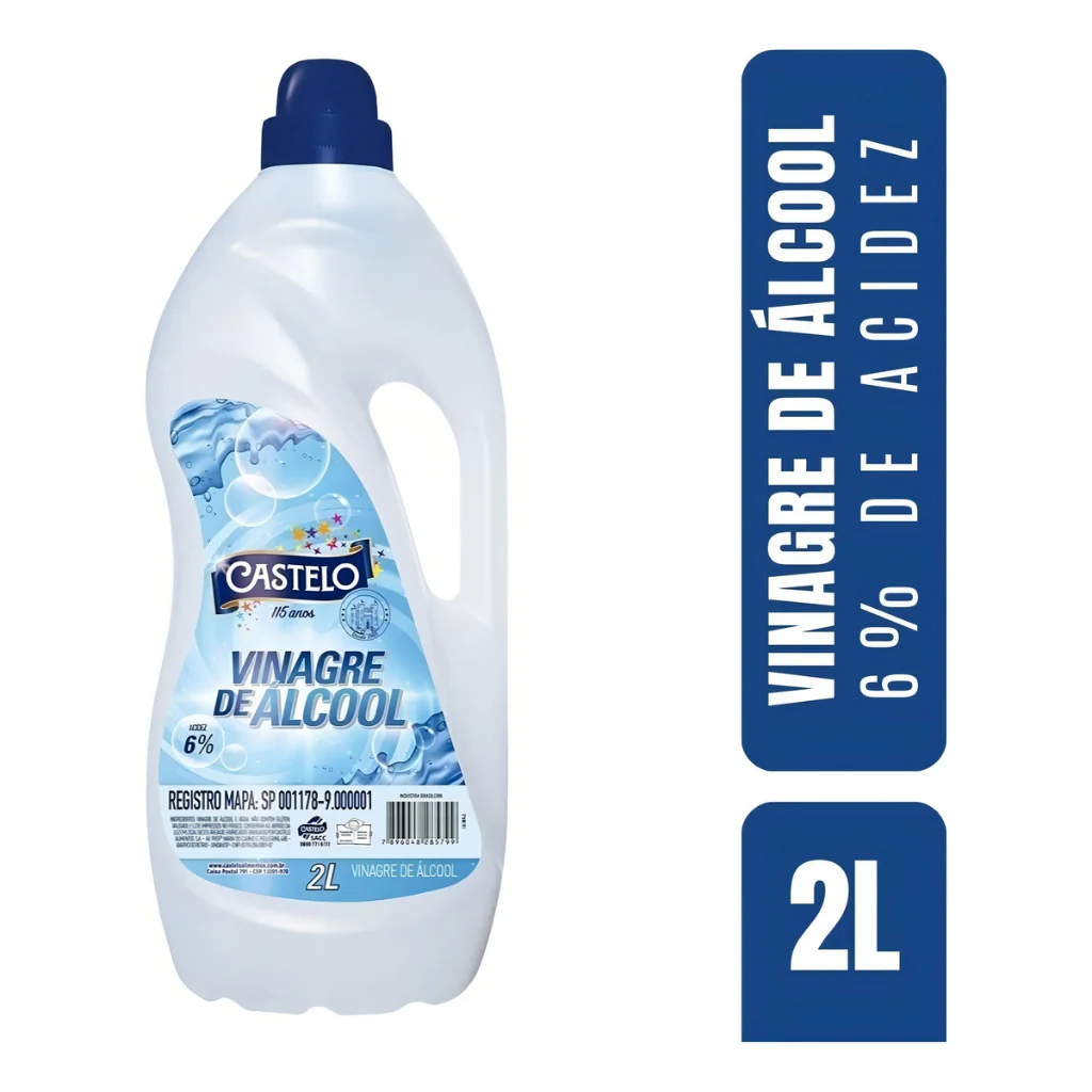 VINAGRE CASTELO ALCOOL 6% 2L