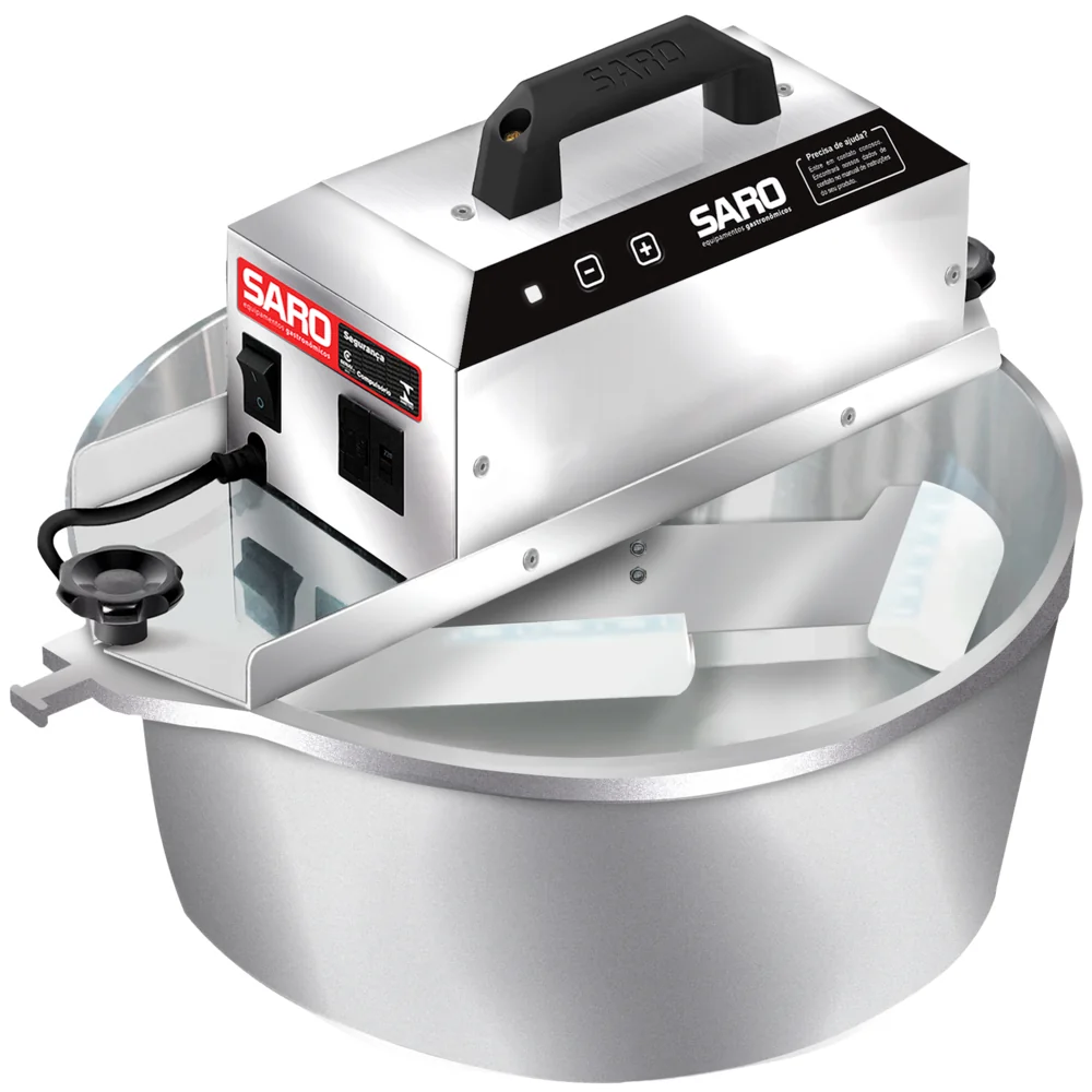 Panela Misturadeira Automática 10L Brigadeiro Doces e Massas Saro Bivolt