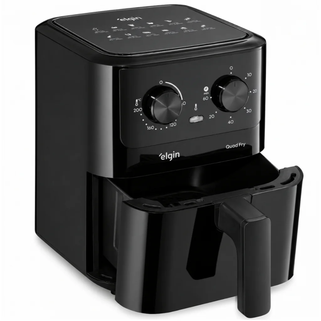 Fritadeira Elétrica Air Fryer Quad Fry 4,2L 1400W 110V Elgin
