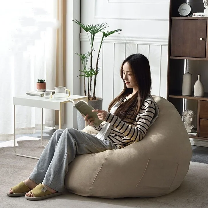 Puff Gigante suede 99*83 sem enchimento envio imediato