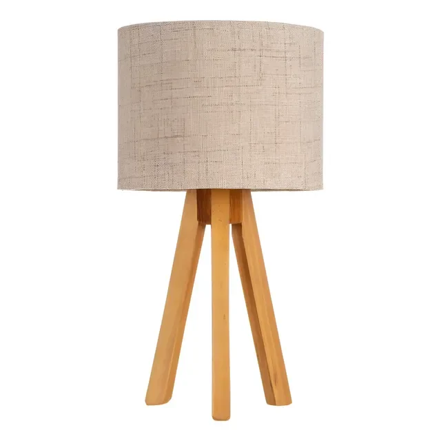Abajur Luxo Sala Bancada Mesa Canto Cômoda Madeira Moderna