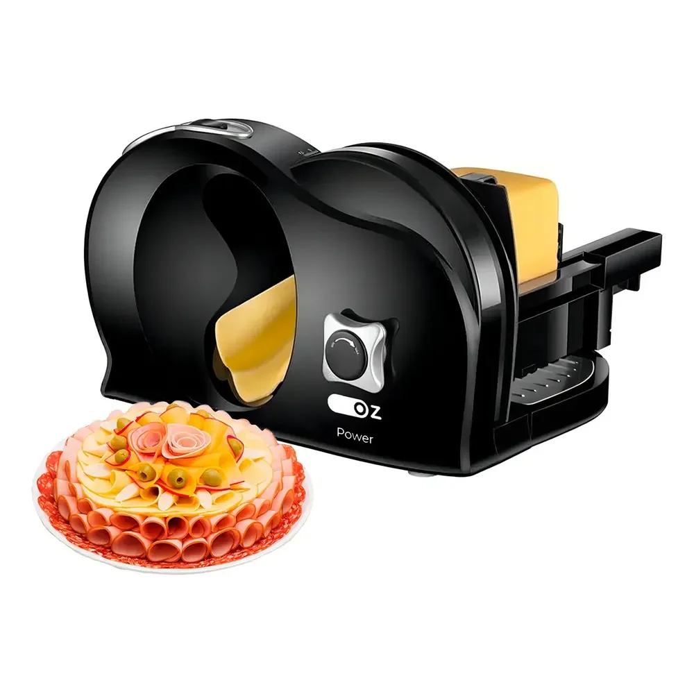 Multifatiador Fatiador Elétrico Cortador De Frios Embutidos 150w Fa4615 Oz Preto 220v