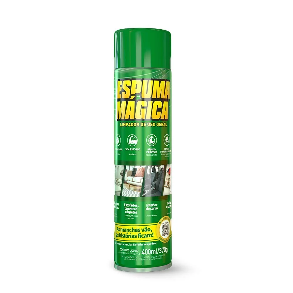 🛍 Espuma Mágica Aerossol 400ml / 370g
