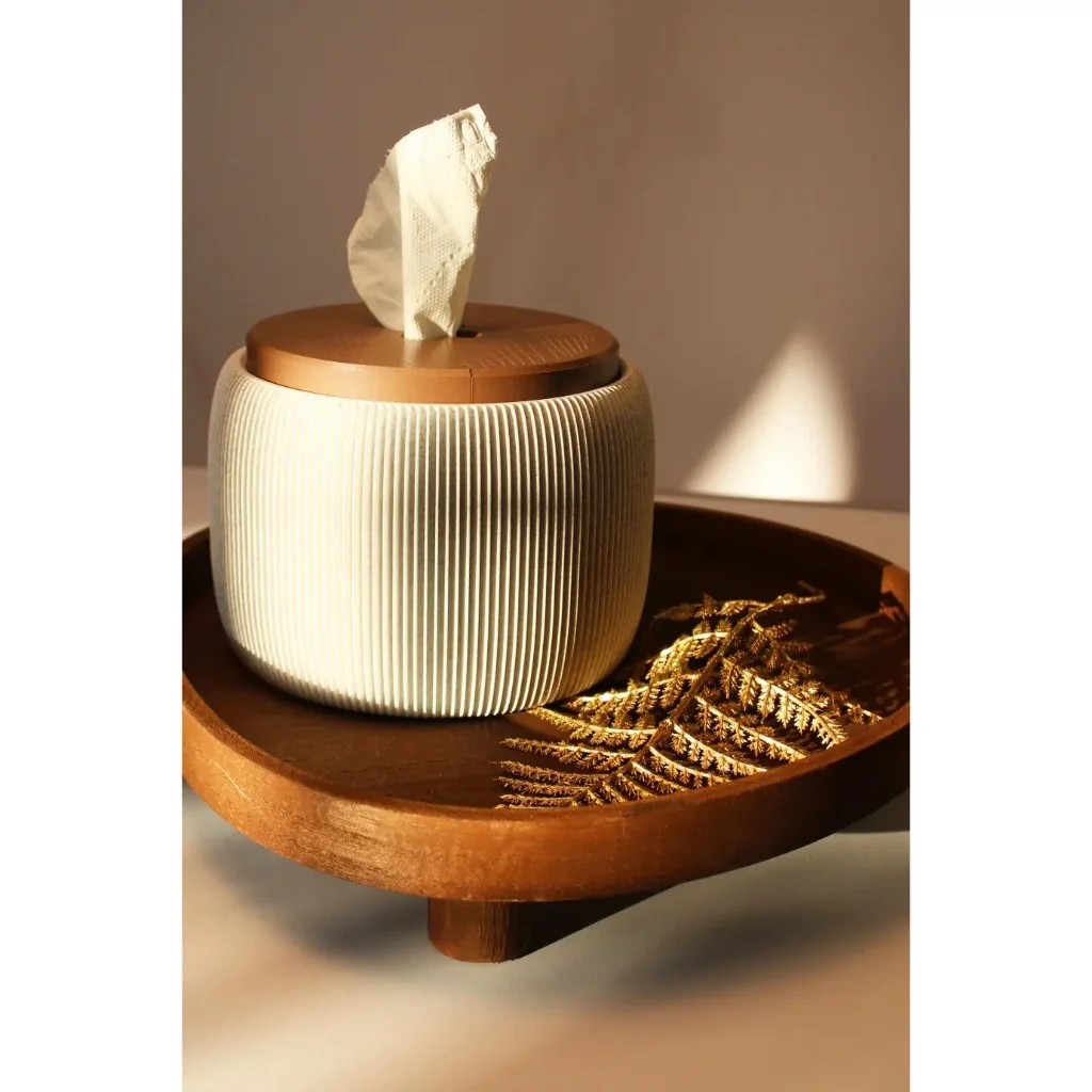 Porta Papel Higiênico Luxo Elegate – Suporte Moderno para Banheiro com Tampa