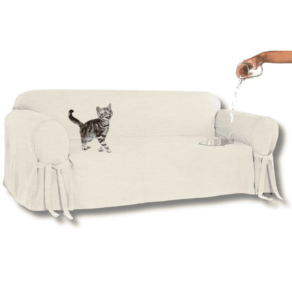 Capa para Sofá em Acquablock 100% Impermeável Protetor Casa Pet Criança Sala (1,2,3,4,5,6 lugares)