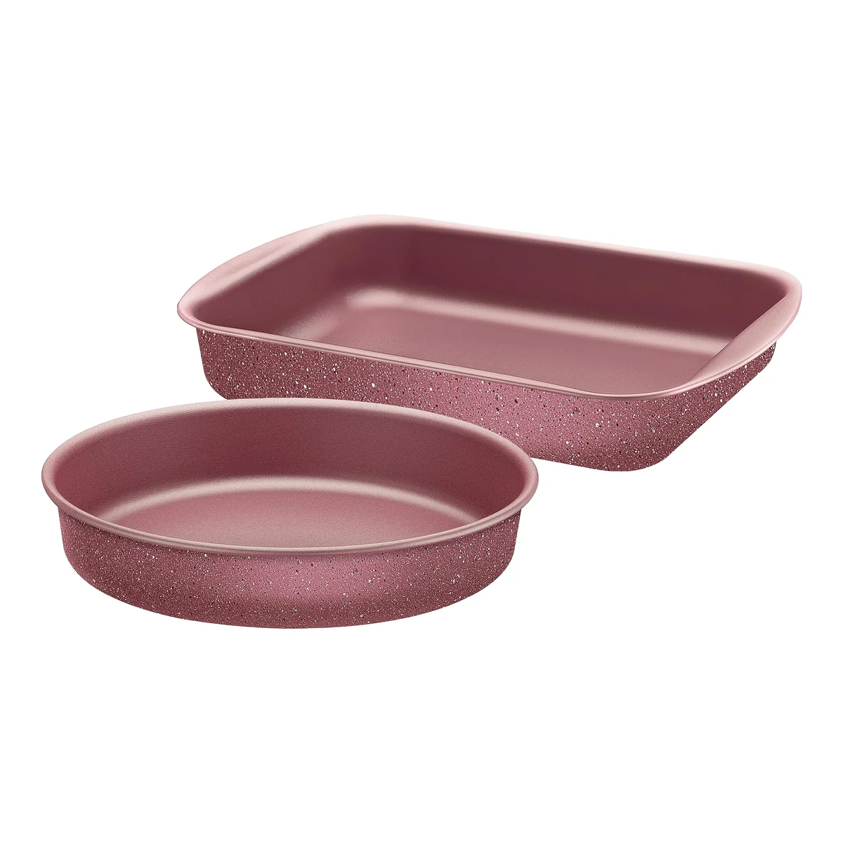 Conjunto Assadeiras Tramontina Jogo de Formas Antiaderentes Rosa 2 Peças Brasil