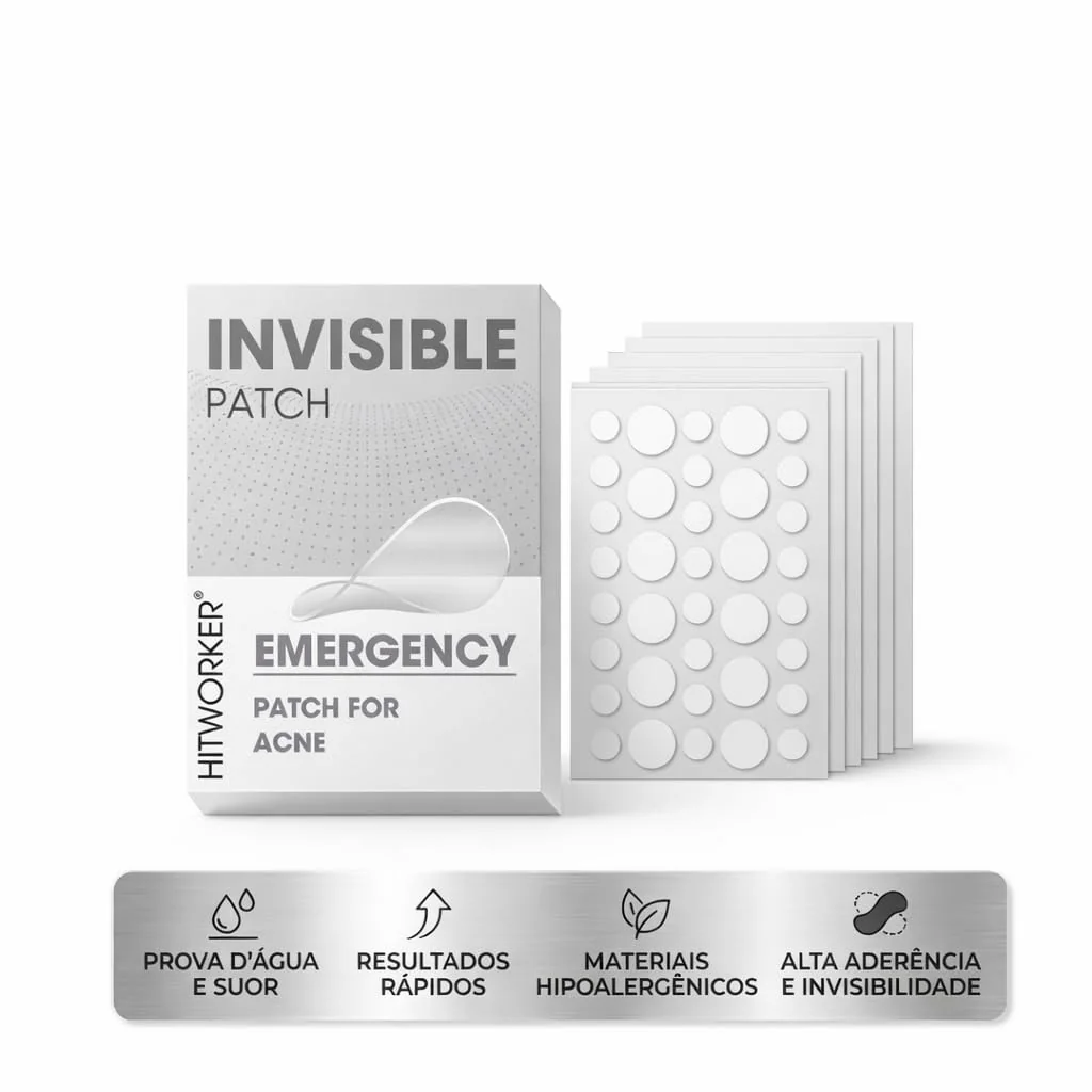 72 Unidades Adesivos para Espinha Hydrocolloid, Absorção Física de Impurezas, Proteção contra Acne