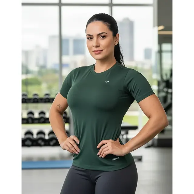 Camisas Térmica Feminina Voker Proteção Uv Dry Fit Academia
