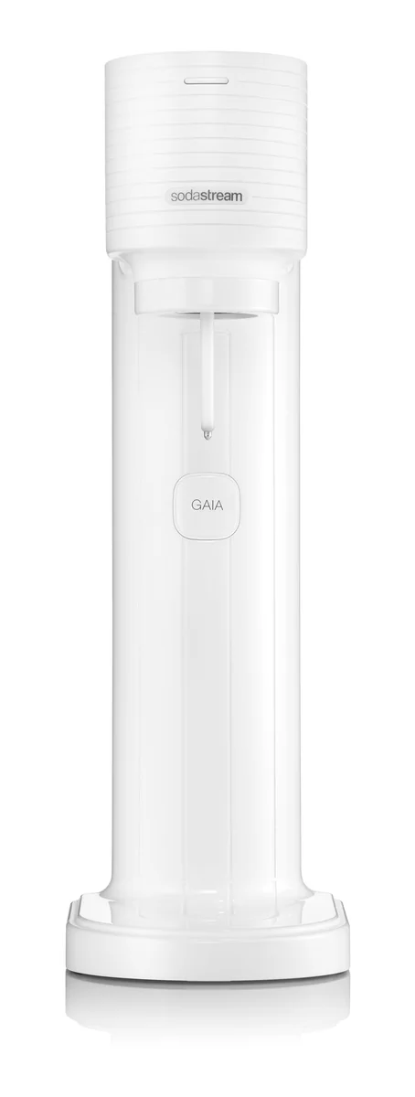 Máquina de Água com Gás Gaia Branca SodaStream com Cilindro