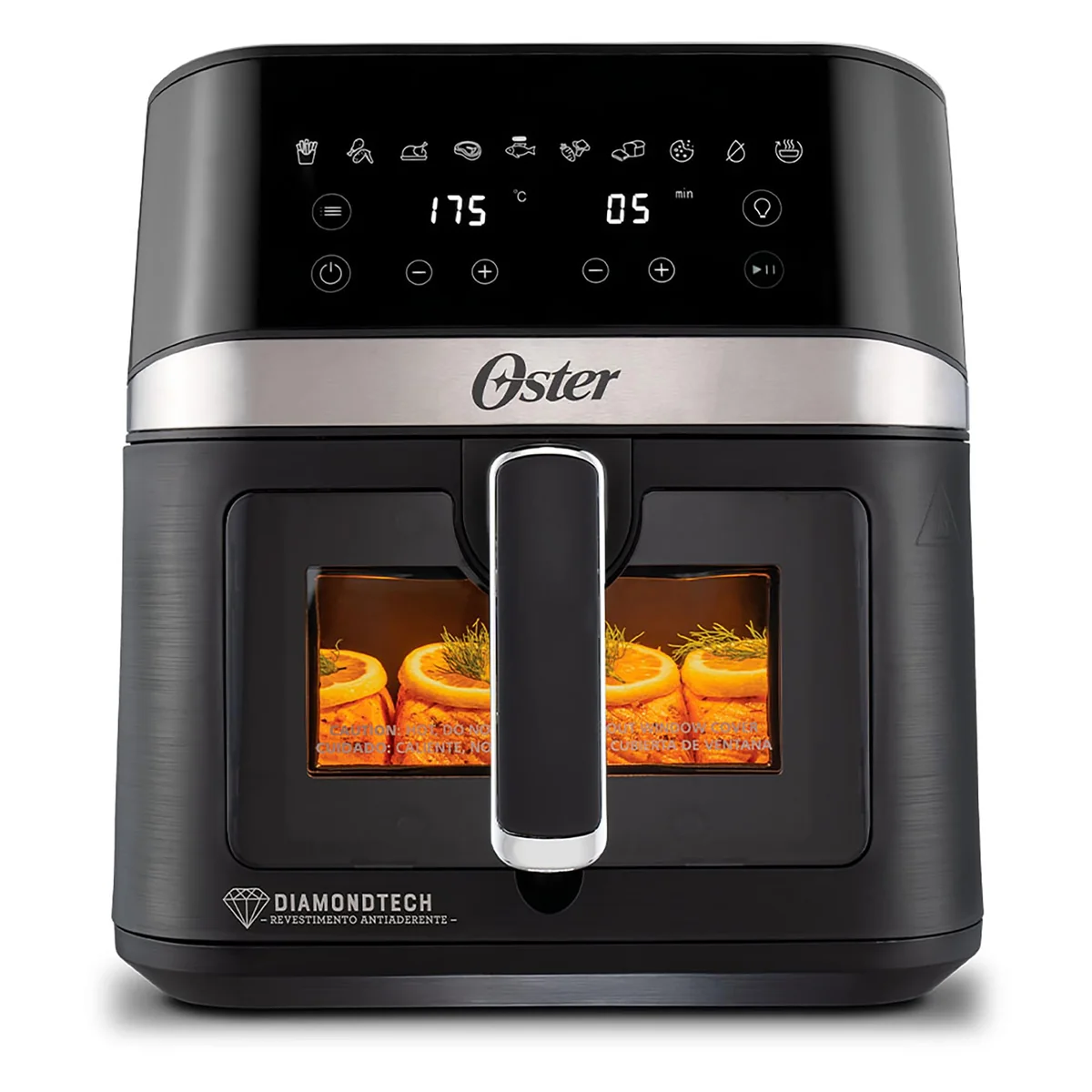 Fritadeira DiamondTech Oster 6L com Visor Transparente - 220V